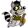 Diebischer Waschbär