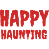 Spooky Halloween Haunting T-Shirt Design