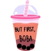 Boba Tea Lover Men først Boba Funny Bubble Tea