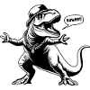 Funny Dino Inso