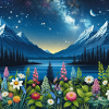 Sternennacht im Alpengarten