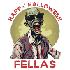 Happy Halloween Fellas Zombie