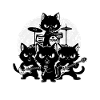 Purre Black Meowtal Furry