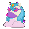 Einhorn Wolken