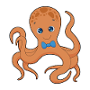 Octopus Gentleman Noeud papillon