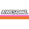 Awesome Retro Stripe