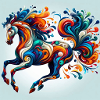 cheval galopant