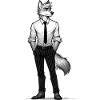 Dapper Wolf: Business Casual Beast