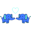 Elephants in love