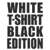 White T-shirt Black Edition