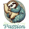 Sloth Sleeping Passion Gift