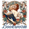 Bookworm Woman Reading Browsing Gift