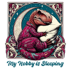 T-Rex Sleeping Hobby Cadeau