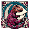 T-Rex Sleeping Hobby Cadeau