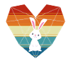 Cute Bunny Heart Funny Rabbit