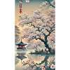 Japan church flowers art design