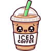 Kawaii Iced Coffee