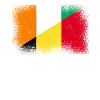 Côte d'Ivoire Belgium Flag