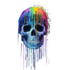 Rainbow Skull