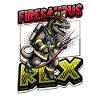 Firesaurus Rex Fire Brigade Dinosaur Adventure