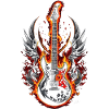 Fire Winged Guitar