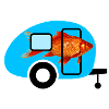 Caravan Goldfish Camping Caravan Vintage Fish