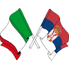 Drapeau de l’Italie, Serbie