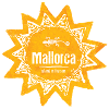 Mallorca Sonnenlogo mit Gecko und Sonne