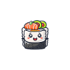 Sushi Roll with Face