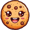 Cute Cookie Cartoon