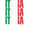 Drapeau de l’Italie, fierté italienne