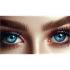 bleu yeux