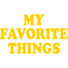 my favorite things