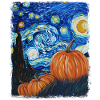Pumpkin Shooting Star Painting