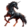 Das mächtige schwarze Einhorn