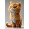Orange Cuddly Tiger Cat