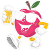 Apfel Trinken Bier
