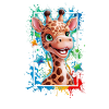 Graffiti de girafe