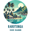 Parotonga Cook Islands sea palm trees