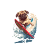 Chien de vacances