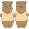 Bear in a two-pack