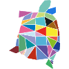 Schildkröte bunt