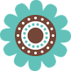 Cute Blue Daisy Flower