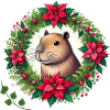 Christmas Capybara
