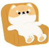 Corgi fatigué