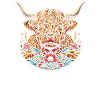 Cottagecore Scottish Highland Cow