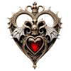 Stunning Gothic Heart