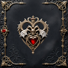 Superbe coeur gothique