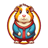 marsvin, rolig, kawaii, tecknad film clipart, djur, husdjur