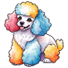 Caniche Aquarelles